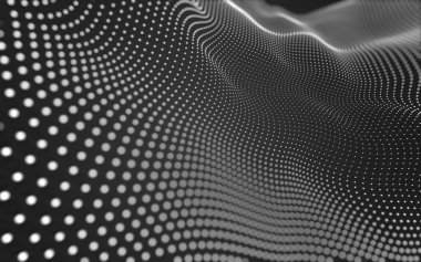 Soyut arka plan. Çokgen şekilli moleküller teknolojisi,