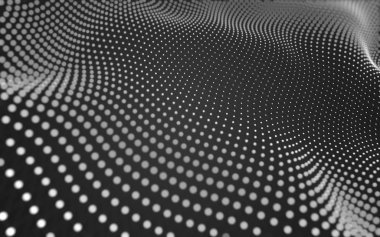 Soyut arka plan. Çokgen şekilli moleküller teknolojisi,