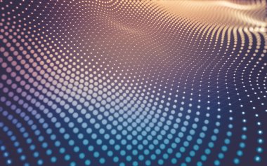 Soyut arka plan. Çokgen şekilli moleküller teknolojisi,