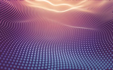 Soyut arka plan. Çokgen şekilli moleküller teknolojisi,