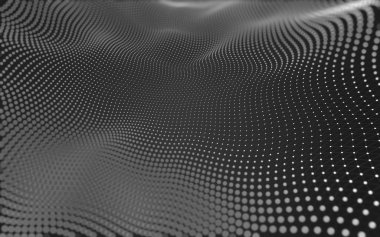 Soyut arka plan. Çokgen şekilli moleküller teknolojisi,