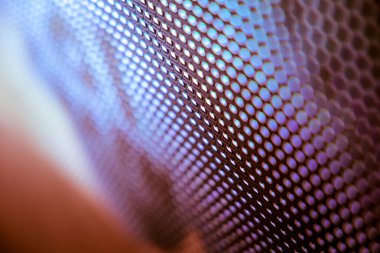 Closeup Led bulanık ekran. Led yumuşak odak arka plan. Soyut 