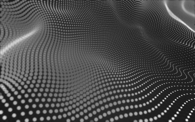 Soyut arka plan. Çokgen şekilli moleküller teknolojisi,