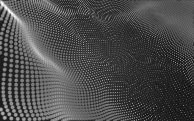 Soyut arka plan. Çokgen şekilli moleküller teknolojisi,