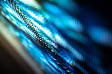 Closeup Led bulanık ekran. Led yumuşak odak arka plan. Soyut 