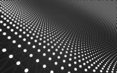 Soyut arka plan. Çokgen şekilli moleküller teknolojisi,