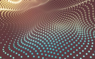 Soyut arka plan. Çokgen şekilli moleküller teknolojisi,