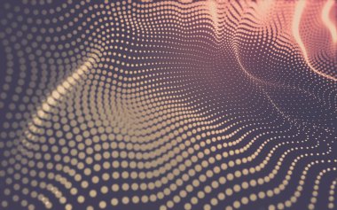 Soyut arka plan. Çokgen şekilli moleküller teknolojisi,