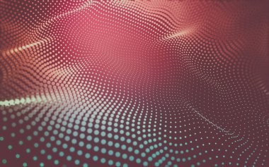 Soyut arka plan. Çokgen şekilli moleküller teknolojisi,