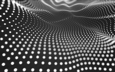 Soyut arka plan. Çokgen şekilli moleküller teknolojisi,