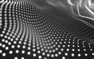 Soyut arka plan. Çokgen şekilli moleküller teknolojisi,