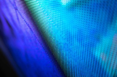 Closeup Led bulanık ekran. Led yumuşak odak arka plan. Soyut 