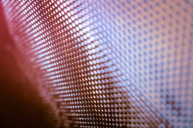 Closeup Led bulanık ekran. Led yumuşak odak arka plan. Soyut 