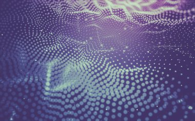 Soyut arka plan. Çokgen şekilli moleküller teknolojisi,