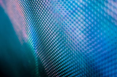 Closeup Led bulanık ekran. Led yumuşak odak arka plan. Soyut 