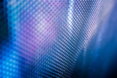 Closeup Led bulanık ekran. Led yumuşak odak arka plan. Soyut 