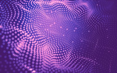 Soyut arka plan. Çokgen şekilli moleküller teknolojisi,