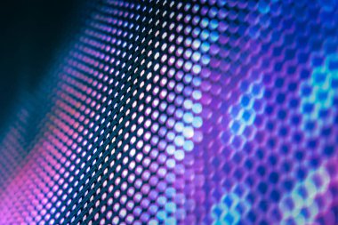 Closeup Led bulanık ekran. Led yumuşak odak arka plan. Soyut 