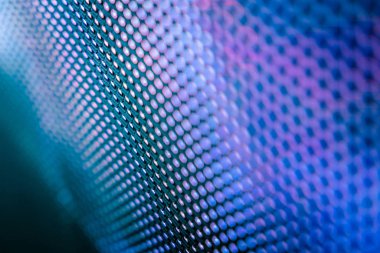 Closeup Led bulanık ekran. Led yumuşak odak arka plan. Soyut 