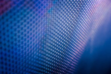 Closeup Led bulanık ekran. Led yumuşak odak arka plan. Soyut 