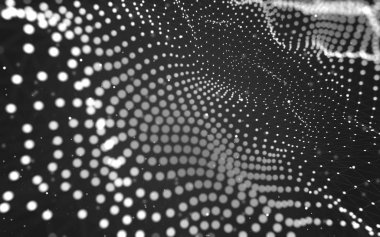 Soyut arka plan. Çokgen şekilli moleküller teknolojisi,