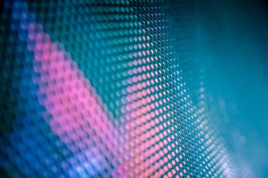 Closeup Led bulanık ekran. Led yumuşak odak arka plan. Soyut 