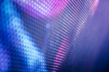 Closeup Led bulanık ekran. Led yumuşak odak arka plan. Soyut 