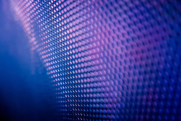 CloseUp LED blurred screen. LED soft focus background. abstract