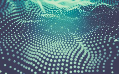 Soyut arka plan. Çokgen şekilli moleküller teknolojisi,