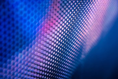 Closeup Led bulanık ekran. Led yumuşak odak arka plan. Soyut 