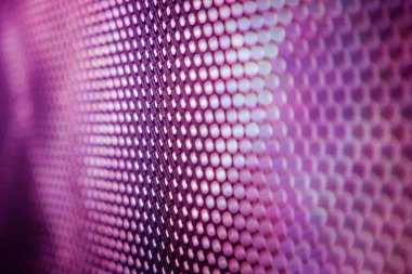 Closeup Led bulanık ekran. Led yumuşak odak arka plan. Soyut 