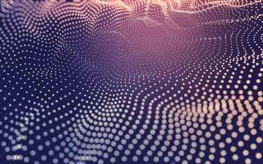 Soyut arka plan. Çokgen şekilli moleküller teknolojisi,