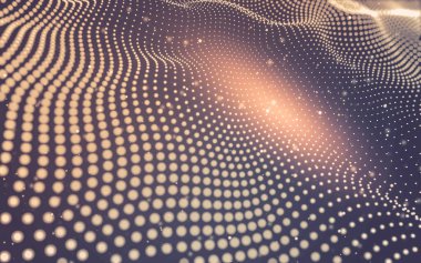 Soyut arka plan. Çokgen şekilli moleküller teknolojisi,