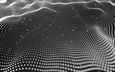 Soyut arka plan. Çokgen şekilli moleküller teknolojisi,