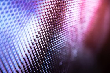 Closeup Led bulanık ekran. Led yumuşak odak arka plan. Soyut 