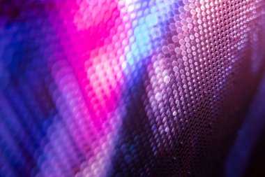 Closeup Led bulanık ekran. Led yumuşak odak arka plan. Soyut 