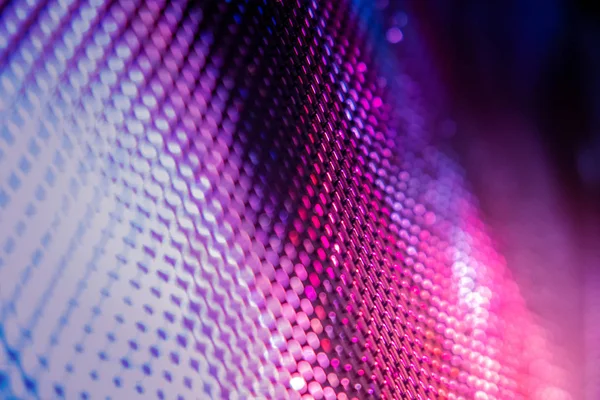 CloseUp LED blurred screen. LED soft focus background. abstract