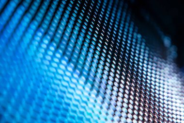 Closeup Led bulanık ekran. Led yumuşak odak arka plan. Soyut 