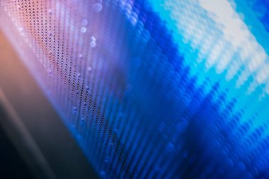 Closeup Led bulanık ekran. Led yumuşak odak arka plan. Soyut 