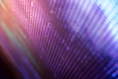 Closeup Led bulanık ekran. Led yumuşak odak arka plan. Soyut 