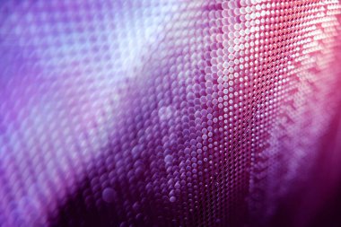 Closeup Led bulanık ekran. Led yumuşak odak arka plan. Soyut 