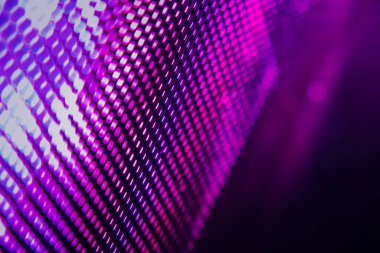 Closeup Led bulanık ekran. Led yumuşak odak arka plan. Soyut 