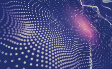 Soyut arka plan. Çokgen şekilli moleküller teknolojisi,