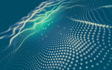 Soyut arka plan. Çokgen şekilli moleküller teknolojisi,