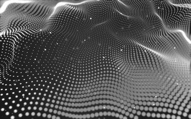 Soyut arka plan. Çokgen şekilli moleküller teknolojisi,