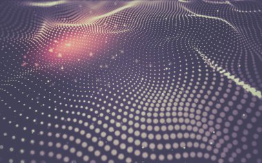 Soyut arka plan. Çokgen şekilli moleküller teknolojisi,