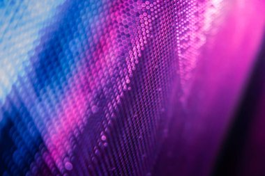 Closeup Led bulanık ekran. Led yumuşak odak arka plan. Soyut 