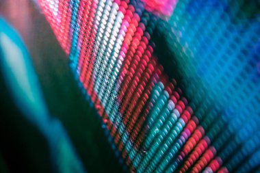 Closeup Led bulanık ekran. Led yumuşak odak arka plan. Soyut 