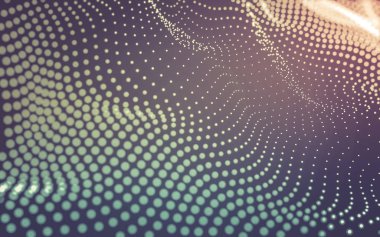 Soyut arka plan. Çokgen şekilli moleküller teknolojisi,