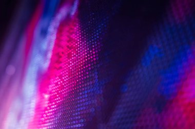 Closeup Led bulanık ekran. Led yumuşak odak arka plan. Soyut 